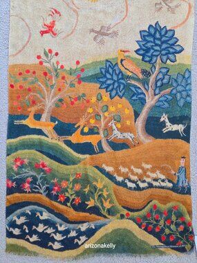 NWT The Met Modal Cashmere Scarf American Folk Art Museum